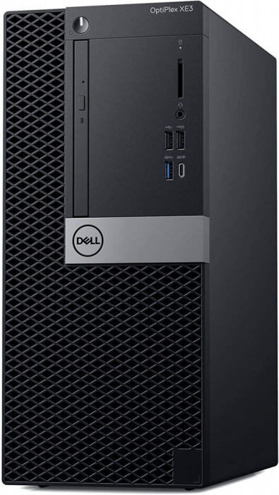 Tower Dell Optiplex XE3, Procesor Intel Core i7-8700 4.60GHz, 32GB DDR4, 512GB NVME, Video Intel&reg; UHD Graphics 630