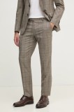 Joop! pantaloni de lana culoarea gri, mulata, 30045058