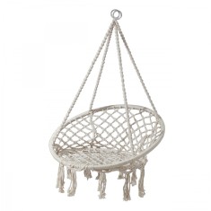 Scaun suspendat, 82/62 x 123 cm, suporta 100 kg, impletitura policoton