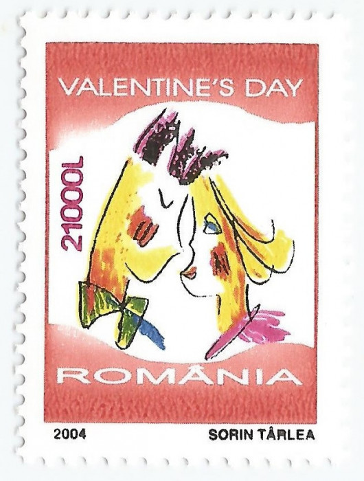 Romania, LP 1628/2004, Ziua Indragostitilor (Valentin&#039;s Day), MNH