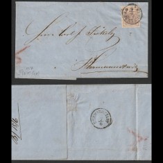 Scrisoare 1857 Klausenburg - Hermansadt