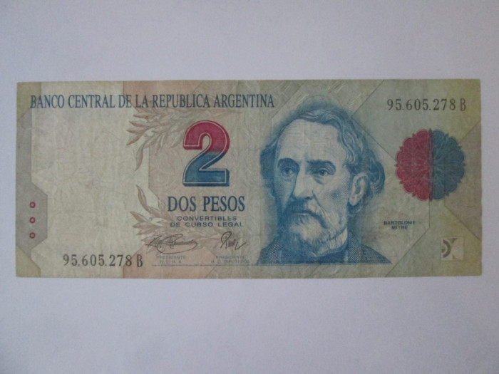 Argentina 2 Pesos convertibili 1992-1997