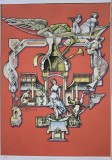 Tablou Tudor Banus - Muzica Ingerilor (Litografie originala)