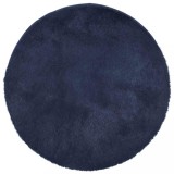 Cumpara ieftin Covor shaggy cu pom inalt, NAVARRA, bleumarin, 160x160 cm