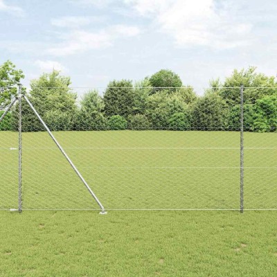 Gard Hexagonal vidaXL 1.6x10 m Oțel Zincat foto