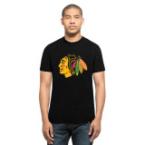 Chicago Blackhawks tricou de bărbați 47 Club Tee black - M, 47 Brand