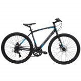 Bicicleta MTB Huffy Carom Gravel, roti 27.5inch, 14 viteze, cadru aluminiu (Negru)