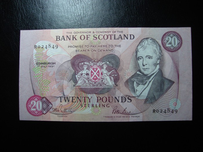 SCOTIA 20 POUNDS 1991