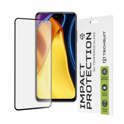 Folie Xiaomi Poco M3 Pro 5G 4G sticla securizata 111D Negru foto