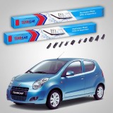 Cumpara ieftin Ștergătoare Suzuki Alto V GF 2009-2015 | Set Față Flat Premium &ndash; TeamCar&reg;