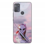 Husa compatibila cu Motorola Moto G50 Silicon Gel Tpu Model Demon Slayer Sabito