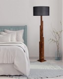Cumpara ieftin Lampadar Kule Negru Nuc