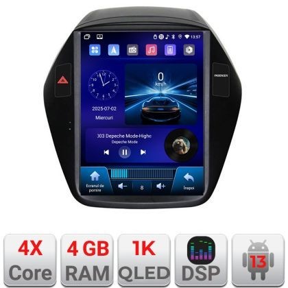 Navigatie Hyundai IX35 2010-2015 tip tesla radio gps internet 4 Core carplay android auto 4+64 Incell Display kit-tesla-361+EDT-E220-RK CarStore Techn
