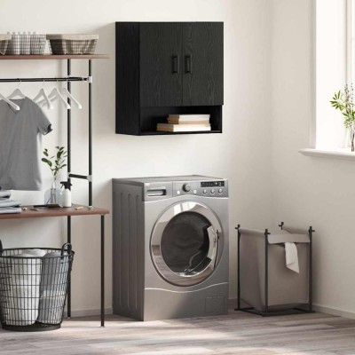 vidaXL Dulap de perete Stejar negru 60 x 31 x 70 cm Lemn compozit 879545 foto