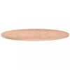 Blat de masă rotund, &Oslash;60x1,5 cm, lemn masiv stejar netratat