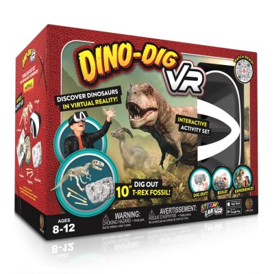 Kit STEM interactiv VR - Descopera Dinozaurii in Realitate Virtuala foto