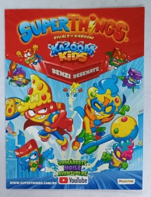 SUPERTHINGS , RIVALS of KABOOM , KAZOOM KIDS , BENZI DESENATE SI JOCURI , TEXT IN LIMBA ROMANA , 2020 foto