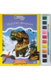 National Geographic Kids. Sa pictam dinozaurii. Carte de colorat cu pensula si acuarele