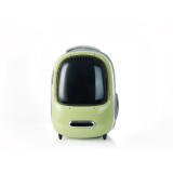 Rucsac cu hublou PETKIT Cat Travel Bag 2, Ventilare, Sistem iluminare, Green