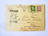 Cumpara ieftin Rară! Carte poștală militară tipografiată cu propaganda comunistă BPD(Votați Soarele) circulată 16-XI-1946 cu 3 zile &icirc;nainte de alegerile falsificate