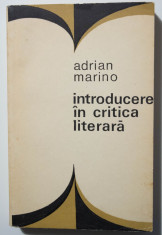 Adrian Marino - Introducere in critica literara foto