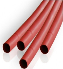 Tub rosu varnis termocontractabil 3.0 mm, 200 m / rola ; ARM-3743 foto
