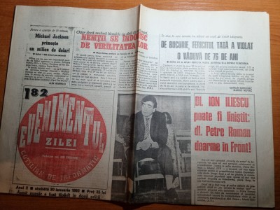 evenimentul zilei 30 ianuarie 1993-mircea angelescu,madonna fan club romania foto