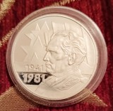 Moneda de argint 1000 dinari 1981 TITO UNC, Europa
