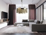 Candelabru Cu Cristale, 10 X E27, Montaj Suspendat, Finisaj Cromat Elegant, &Oslash;500Mm
