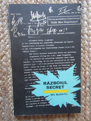 RAZBOIUL SECRET-GH. BUZATU foto