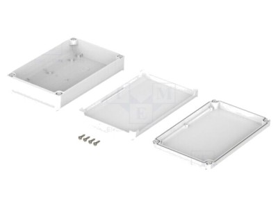 Carcasă desktop BOPLA BoVersa policarbonat alb IP66/IP68 140x210x63mm foto