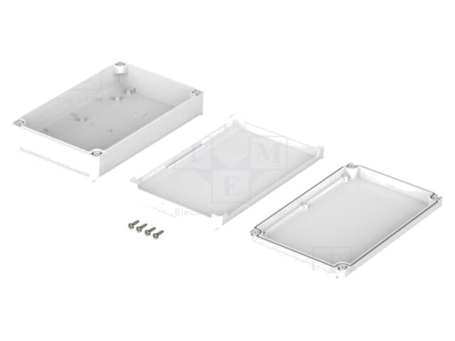 Carcasă desktop BOPLA BoVersa policarbonat alb IP66/IP68 140x210x63mm