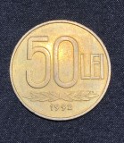 Moneda 50 lei 1992 varianta 9 drept