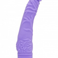 Vibratoare pentru incepatoare - Get Real Vibrator Subtire din Silicon - culoare Violet