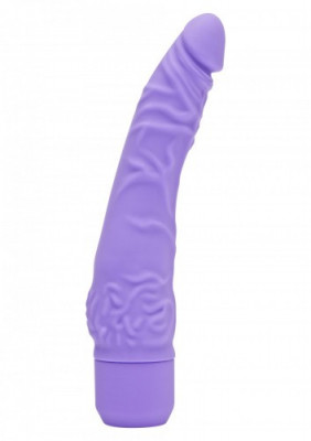 Vibratoare pentru incepatoare - Get Real Vibrator Subtire din Silicon - culoare Violet foto