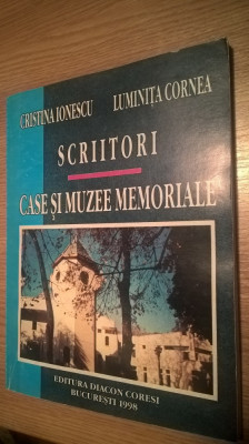 Scriitori -Case si muzee memoriale -Cristina Ionescu; Luminita Cornea (autograf) foto