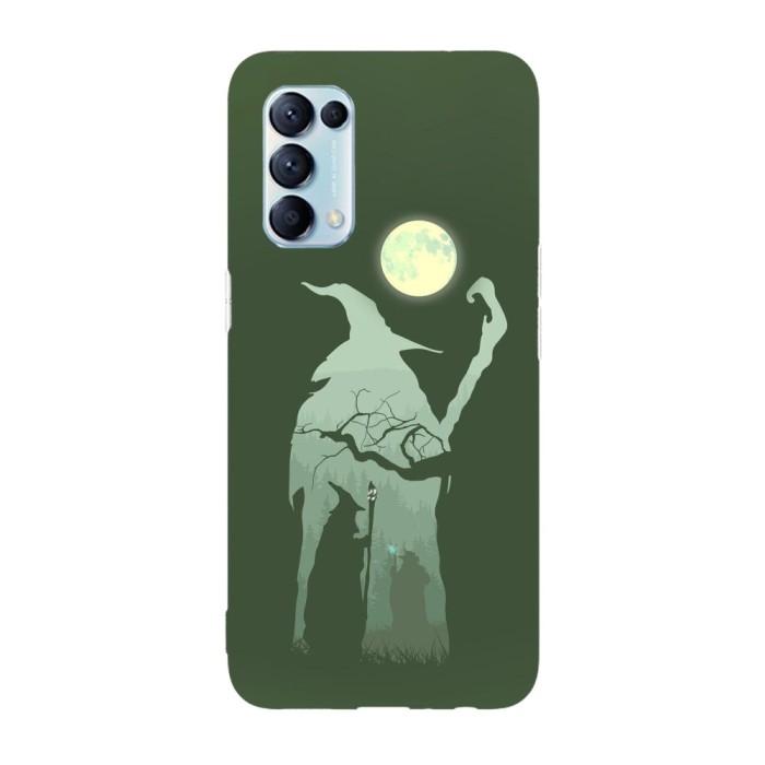 Husa compatibila cu Oppo Find X5 Pro, Viceversa, model Gandalf Minimalist The lord of the rings, Silicon, TPU