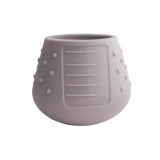 Canita din silicon pentru bebelusi Fleur de Jardin sand/mauve