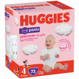 Cumpara ieftin Scutece Huggies Pants Box Girls, Nr 4, 9 - 14 Kg, 72 buc