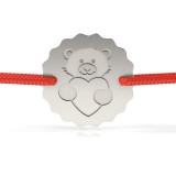 Bratara din argint model Love bear