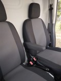 Husa auto dedicate 2+1 FORD TRANSIT 2013-&gt; FRACTIONATE. Calitate Premium