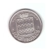 Moneda Monaco 100 francs/franci 1956, stare foarte buna, curata, Europa, Nichel