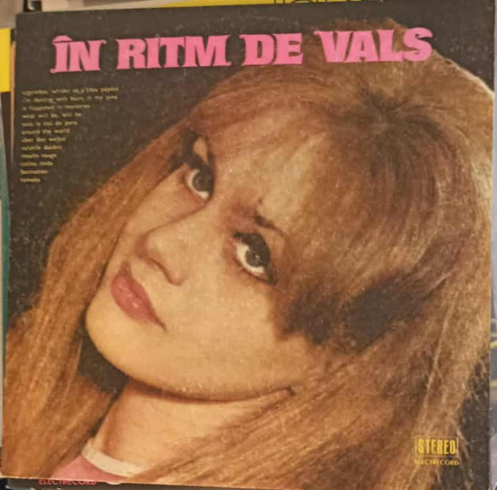 Disc vinil, LP. IN RITM DE VALS-Orchestra Electrecord, Dirijor: Alexandru Imre