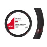 Husa volan negru + carbon maro SWC-19-M (37-39cm) FAVLine Selection, Amio