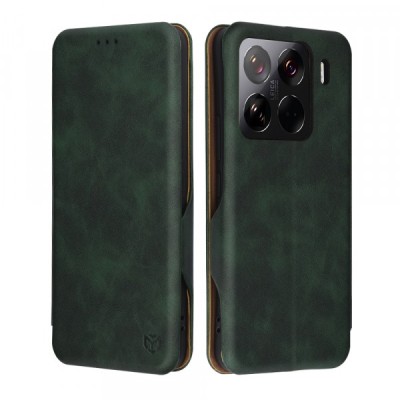 Husa pentru Xiaomi 15 Pro, Techsuit, Safe Wallet Plus, Verde foto