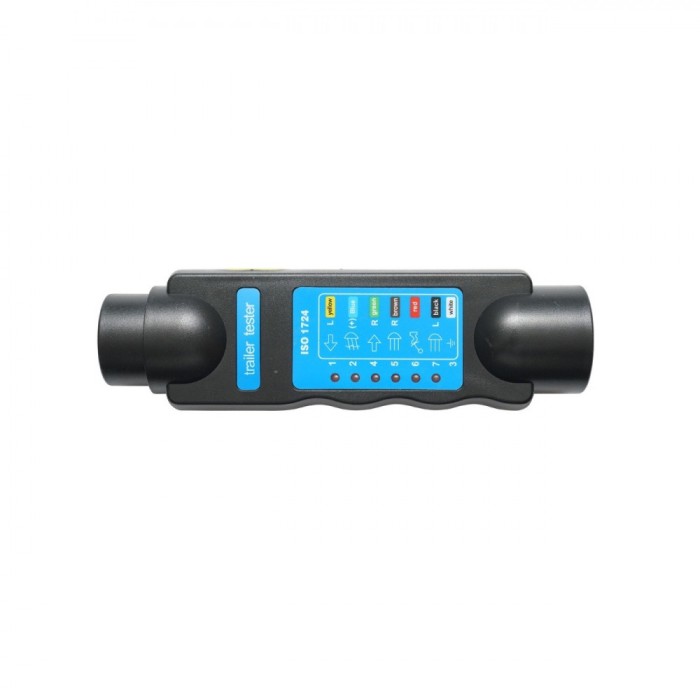 Tester pentru verificare lumini remorca, priza mama-tata cu 7 pini
