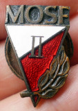 Insigna Militara Polonia MOSF II, Milicyjna Odznaka Sprawności Fizycznej, 22mm, Email