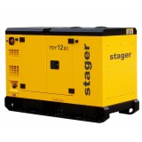 Generator insonorizat Stager YDY12S3, 12kVA, 16A, 1500rpm, trifazat, diesel