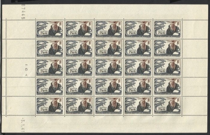 FRANTA 1941 - ,, LUPTA CONTRA CANCERULUI &#039;&#039; - COALA MNH