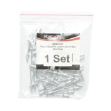 Popnituri din aluminiu 3.2x6.4 mm, set 50 buc, Breckner Germany